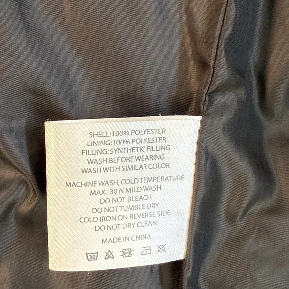 ZYIA Black Puffer Jacket Womens small - Picture 7 of 7